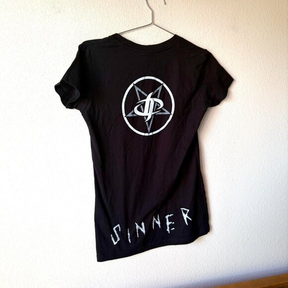 Drowning Pool black band tee shirt women's medium - Picture 2 of 4